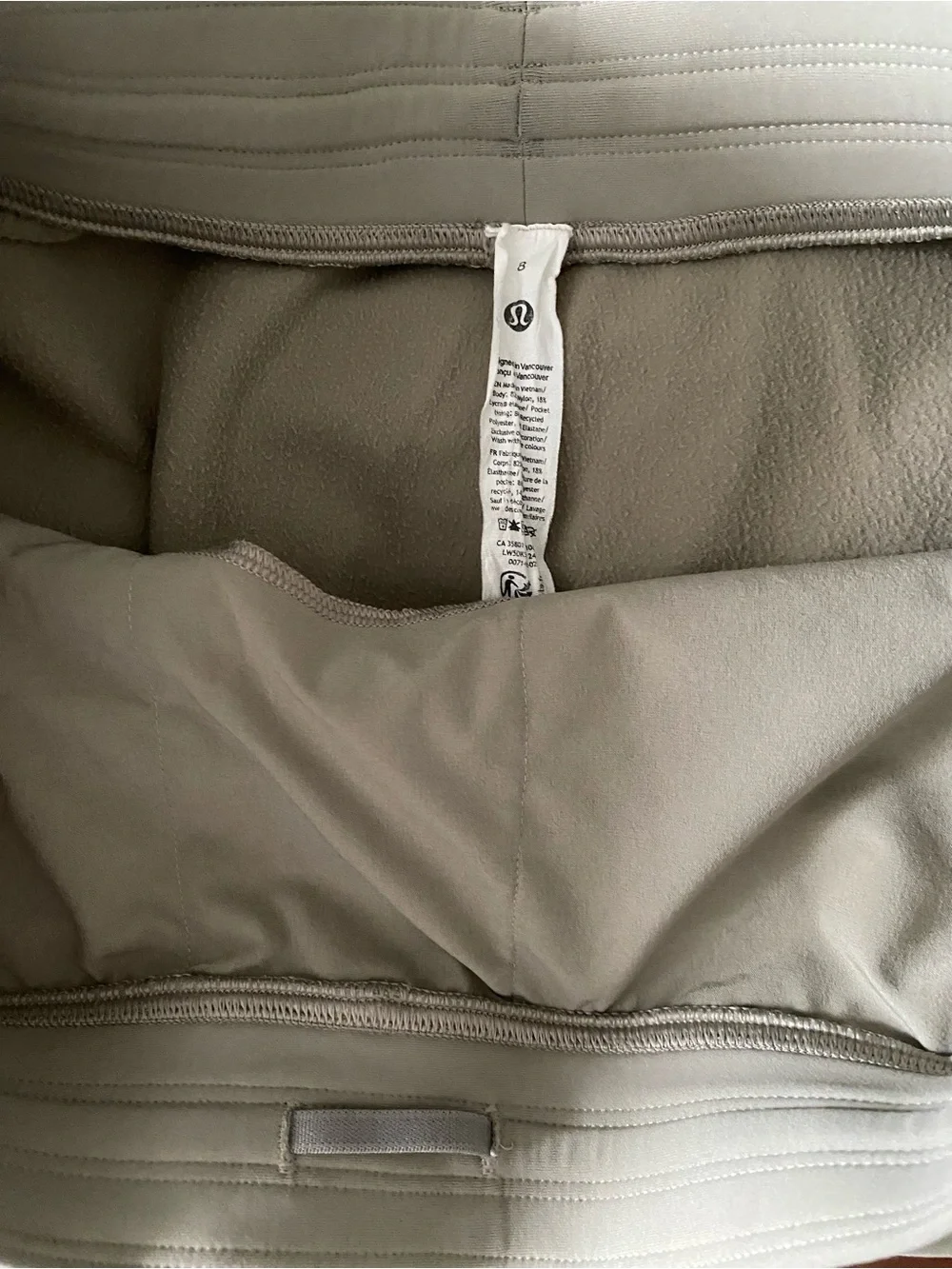 Lululemon Women’s Adapted State Fleece Joggers High Rise Tan Full Length